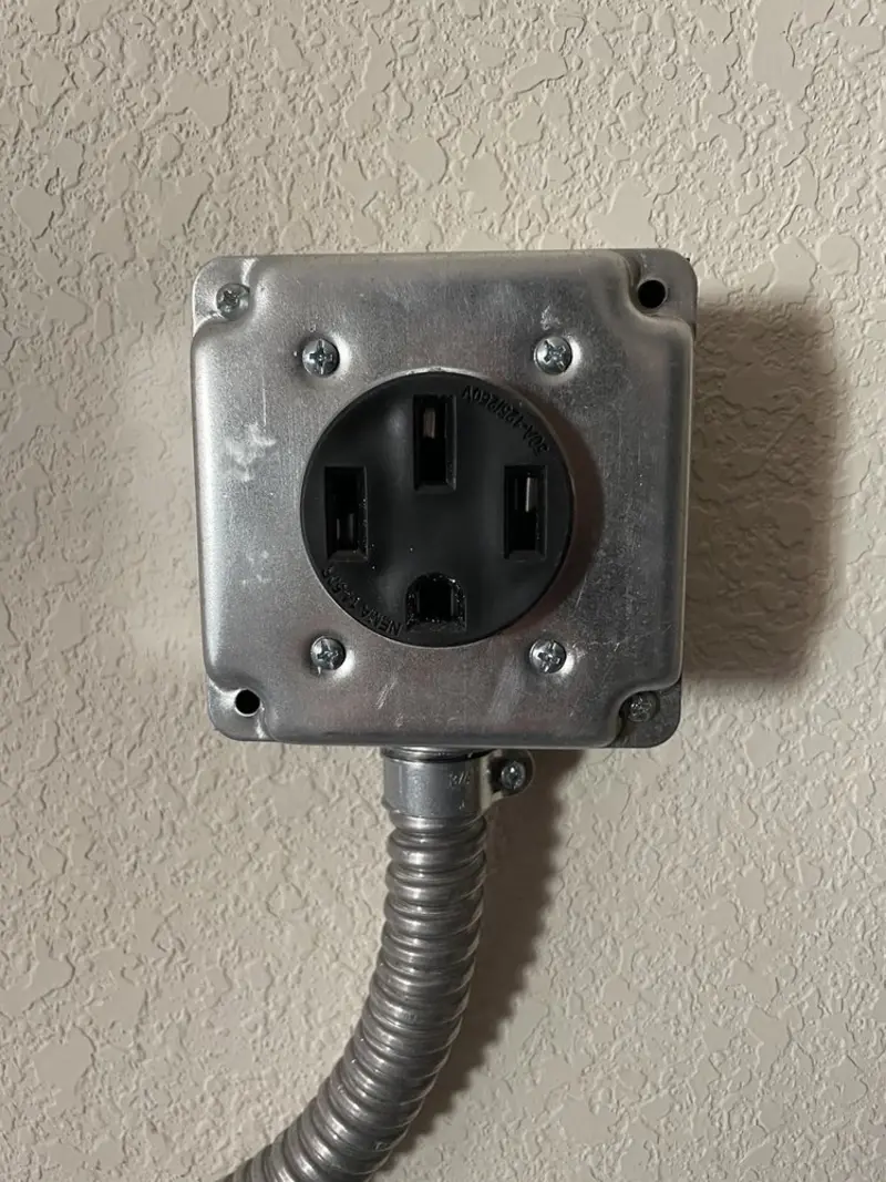 NEMA 14-50 outlet installed for Smart Home Electrical in Balch Springs